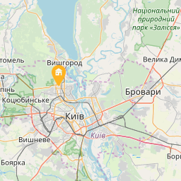 Комфортная 1-комнатная квартира в Киеве на карті